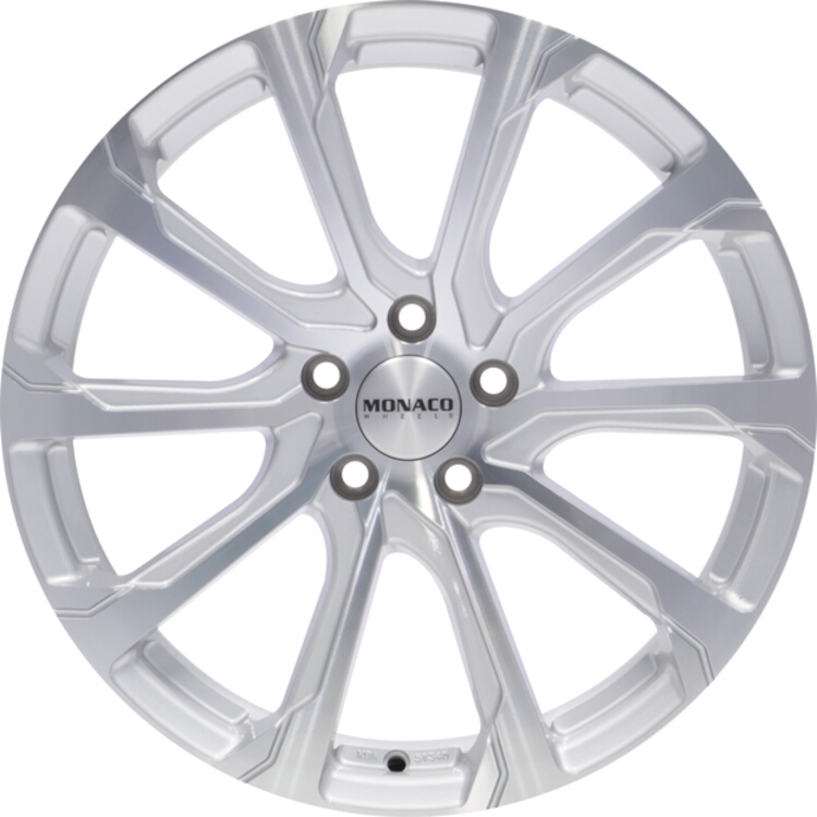 Monaco Wheels MC13 silver polished