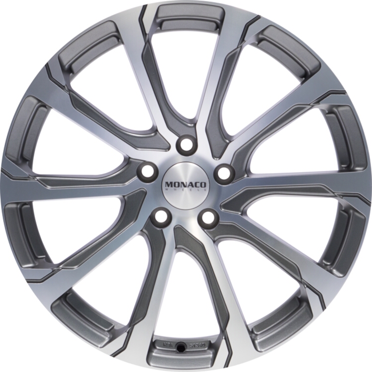 Monaco Wheels MC13 gunmetal polished