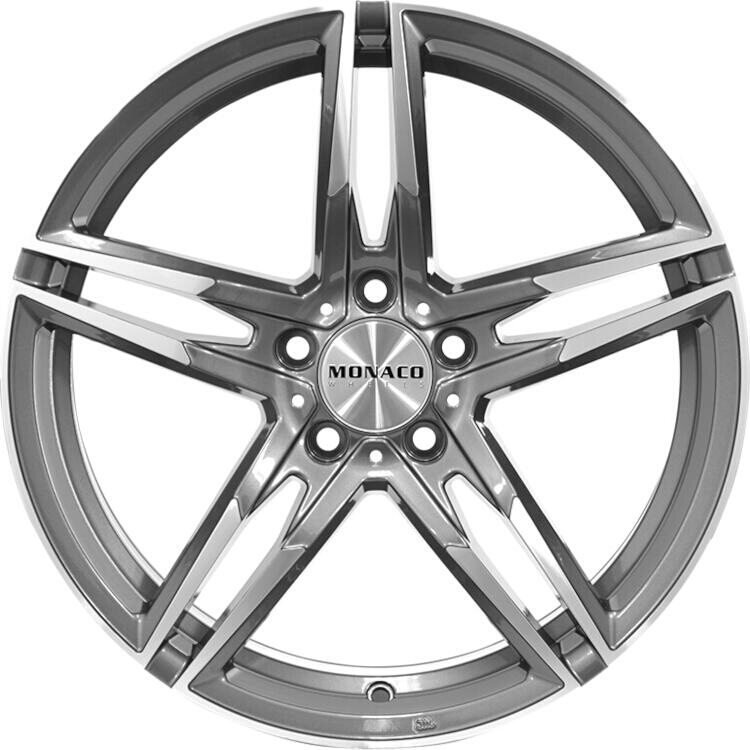 Monaco Wheels GP1 gloss anthracite polished